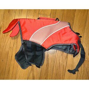YOULY Dog Floatation Vest - Med Chest 20-27" Red 16-30lb Dogs